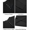 imageCOOFANDY Mens Waffle Henley Shirts Long Sleeve Casual TShirt Basic Lightweight Pullover TeesBlack