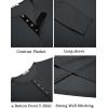 imageCOOFANDY Mens Waffle Henley Shirts Long Sleeve Casual TShirt Basic Lightweight Pullover TeesGray Blue