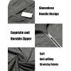 imageCOOFANDY Mens Workout Hooded Tank Tops Zip Up Sleeveless Hoodie Bodybuilding Fitness Gym Muscle Cut Off T ShirtDark Charcoal Grey