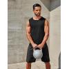 imageCOOFANDY Mens Workout Tank Tops 12 Pack Dry Fit Sleeveless Muscle Gym Shirts Stretch Bodybuilding TeeBlack
