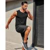 imageCOOFANDY Mens Workout Tank Tops 12 Pack Dry Fit Sleeveless Muscle Gym Shirts Stretch Bodybuilding TeeBlack
