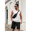 imageCOOFANDY Mens Workout Tank Tops 12 Pack Dry Fit Sleeveless Muscle Gym Shirts Stretch Bodybuilding TeeBlackwhite