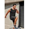 imageCOOFANDY Mens Workout Tank Tops 12 Pack Dry Fit Sleeveless Muscle Gym Shirts Stretch Bodybuilding TeeBlackwhite