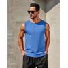 imageCOOFANDY Mens Workout Tank Tops 12 Pack Dry Fit Sleeveless Muscle Gym Shirts Stretch Bodybuilding TeeBlue
