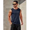 imageCOOFANDY Mens Workout Tank Tops 12 Pack Dry Fit Sleeveless Muscle Gym Shirts Stretch Bodybuilding TeeNavy