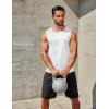 imageCOOFANDY Mens Workout Tank Tops 12 Pack Dry Fit Sleeveless Muscle Gym Shirts Stretch Bodybuilding TeeWhite