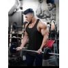 imageCOOFANDY Mens Workout Tank Tops 2 Pack Gym Muscle Sleeveless Shirt Casual Stringer Athletic Tee Shirts SummerDark Grey Light Blue