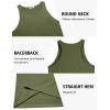 imageCOOFANDY Mens Workout Tank Tops 2 Pack Y Back Sleeveless Shirts Gym Muscle T Shirt Bodybuidling Athletic Stringer TeeArmy Green