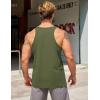 imageCOOFANDY Mens Workout Tank Tops 2 Pack Y Back Sleeveless Shirts Gym Muscle T Shirt Bodybuidling Athletic Stringer TeeArmy Green