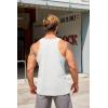 imageCOOFANDY Mens Workout Tank Tops 2 Pack Y Back Sleeveless Shirts Gym Muscle T Shirt Bodybuidling Athletic Stringer TeeBlackWhite