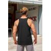 imageCOOFANDY Mens Workout Tank Tops 2 Pack Y Back Sleeveless Shirts Gym Muscle T Shirt Bodybuidling Athletic Stringer TeeBlackWine Red
