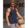 imageCOOFANDY Mens Workout Tank Tops 2 Pack Y Back Sleeveless Shirts Gym Muscle T Shirt Bodybuidling Athletic Stringer TeeNavy BlueArmy Green