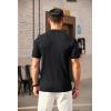 imageCOOFANDY Mens Zipper Polo Shirts Short Sleeve Ribbed Knit Polo T Shirts Fashion Casual Golf ShirtsBlack