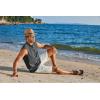 imageCOOFANDY Sleeveless Beach Shirts for Men Summer Tank Shirts Casual Henley Tank TopBlack