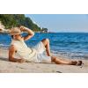 imageCOOFANDY Sleeveless Beach Shirts for Men Summer Tank Shirts Casual Henley Tank TopCream