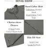 imageCOOFANDY Sleeveless Beach Shirts for Men Summer Tank Shirts Casual Henley Tank TopDark Grey