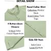imageCOOFANDY Sleeveless Beach Shirts for Men Summer Tank Shirts Casual Henley Tank TopLgiht Green