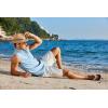imageCOOFANDY Sleeveless Beach Shirts for Men Summer Tank Shirts Casual Henley Tank TopLight Blue