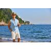 imageCOOFANDY Sleeveless Beach Shirts for Men Summer Tank Shirts Casual Henley Tank TopLight Blue