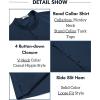 imageCOOFANDY Sleeveless Beach Shirts for Men Summer Tank Shirts Casual Henley Tank TopNavy Blue