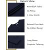 imageCOOFANDY Thermal Shirts for Men Long Sleeve T Shirt Casual Basic Shirts Stretch Crew Neck UndershirtsNavy Blue