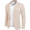 Plaid Blazer - Beige