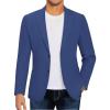 imageCOOFANDY Mens Casual Blazer Sport Coat Lightweight Two Button Business Suit JacketsBroyal Blue