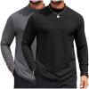 imageCOOFANDY Mens Casual Slim Fit Basic Tops Knitted Lightweight Turtleneck Pullover SweaterBlackdark Grey
