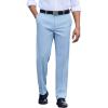 imageCOOFANDY Mens Classic Fit Dress Pants Flat Front Straight Casual Pant Expandable Waist Suit PantLight Blue