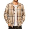 Khaki&beige Plaid