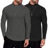 2 Pcs-black/Grey