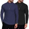 2 Pcs-black/Navy Blue