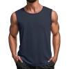 imageCOOFANDY Mens Workout Tank Tops 12 Pack Dry Fit Sleeveless Muscle Gym Shirts Stretch Bodybuilding TeeNavy