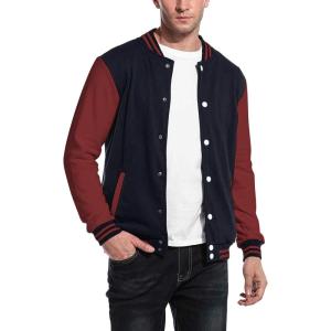 imageCOOFANDY Mens Fashion Varsity Jacket Causal Slim Fit Cotton Letterman Baseball Bomber JacketsVintage