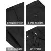 imageCOOFANDY Men 2 Piece Suits One Button Blazer Jacket Tuxedo Slim Fit Suit PantBlack
