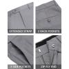 imageCOOFANDY Men 2 Piece Suits One Button Blazer Jacket Tuxedo Slim Fit Suit PantLight Grey