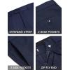 imageCOOFANDY Men 2 Piece Suits One Button Blazer Jacket Tuxedo Slim Fit Suit PantNavy Blue