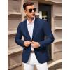 imageCOOFANDY Men Casual Blazer Sport Coats Slim Fit Lightweight Business Two Button Suit JacketsNavy Blue