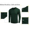 imageCOOFANDY Men Casual V Neck Sweater Ribbed Knit Slim Fit Long Sleeve Pullover TopGreen