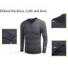 imageCOOFANDY Men Casual V Neck Sweater Ribbed Knit Slim Fit Long Sleeve Pullover TopPat1