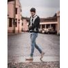 imageCOOFANDY Men Casual V Neck Sweater Ribbed Knit Slim Fit Long Sleeve Pullover TopPattern 10