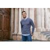 imageCOOFANDY Men Casual V Neck Sweater Ribbed Knit Slim Fit Long Sleeve Pullover TopPattern 5