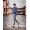 imageCOOFANDY Men Casual V Neck Sweater Ribbed Knit Slim Fit Long Sleeve Pullover TopPattern 5