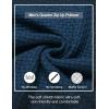 imageCOOFANDY Men Dress Crewneck Sweater Pullover Knit Long Sleeve Casual Slim Fit SweaterBlue