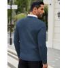 imageCOOFANDY Men Dress Crewneck Sweater Pullover Knit Long Sleeve Casual Slim Fit SweaterBlue