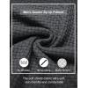 imageCOOFANDY Men Dress Crewneck Sweater Pullover Knit Long Sleeve Casual Slim Fit SweaterDark Gray