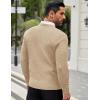 imageCOOFANDY Men Dress Crewneck Sweater Pullover Knit Long Sleeve Casual Slim Fit SweaterKhaki