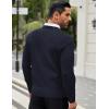 imageCOOFANDY Men Dress Crewneck Sweater Pullover Knit Long Sleeve Casual Slim Fit SweaterNavy Blue