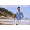 imageCOOFANDY Men Full Zip UPF 50 Sun Protection Hoodie Jacket Long Sleeve Lightweight Breathable UV Shirts with PocketsBlue