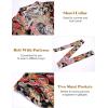 imageCOOFANDY Men Lightweight 2 Piece Kimono Robe with Shorts Japanese Robes Casual Open Front Long Cardigan With BeltBlackpaisley Print